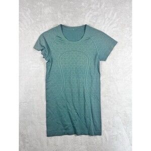 Lululemon Swiftly Tech Short Sleeve Crew Top Running Shirt 6 Green Smoke
